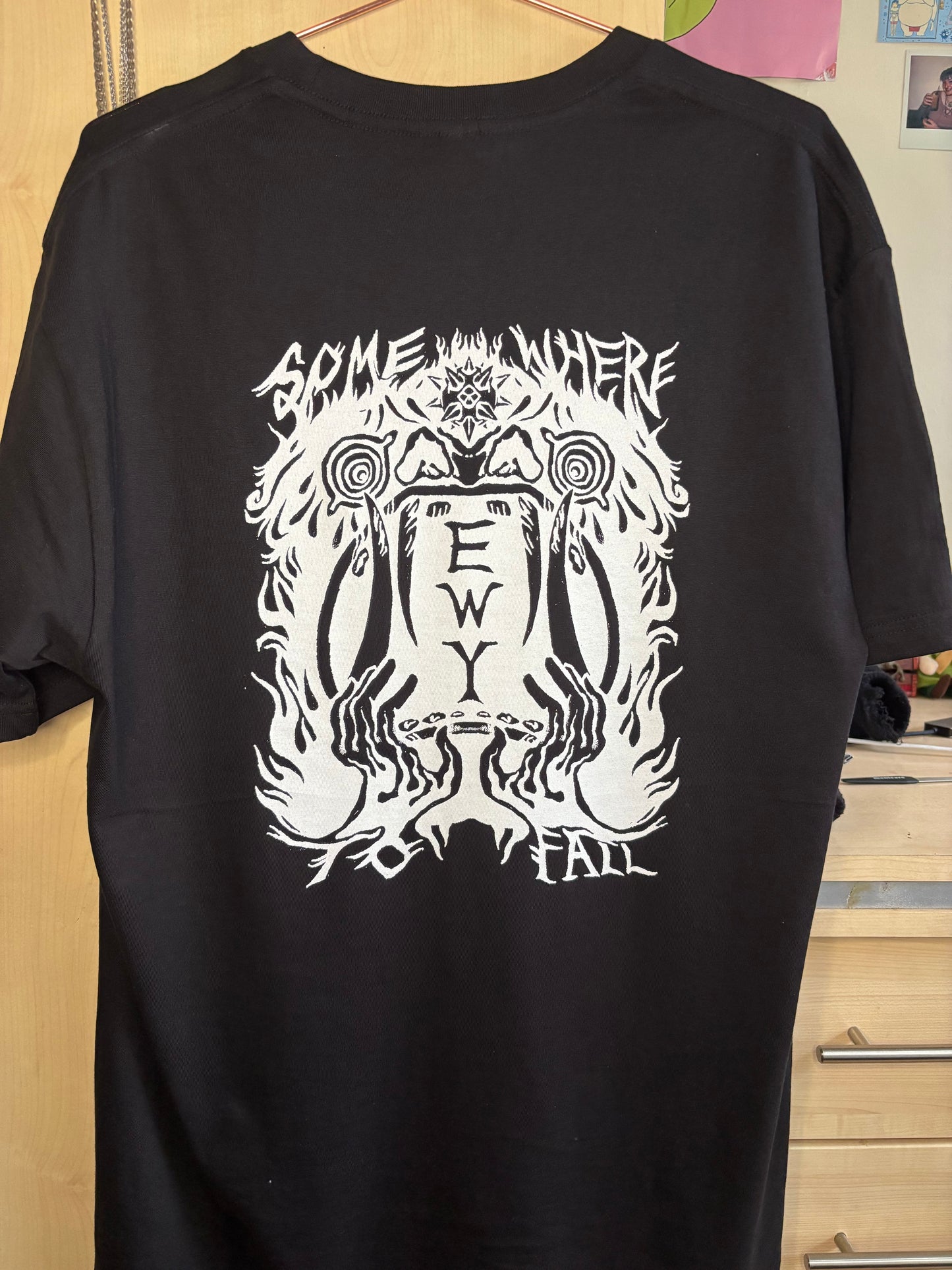 'somewhere to fall' shirt