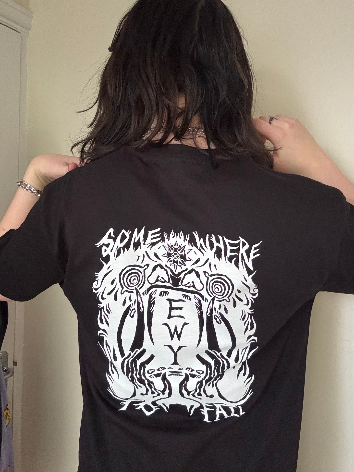 'somewhere to fall' shirt